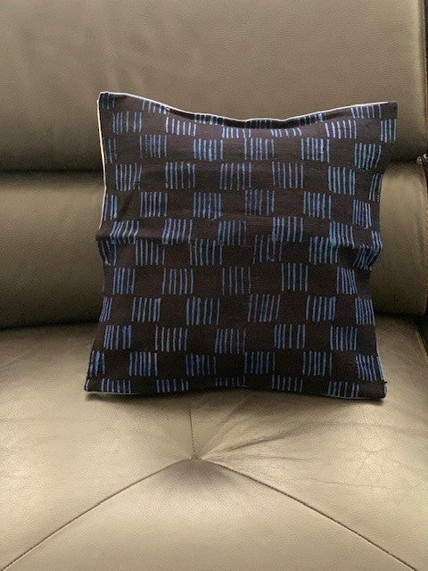 HOUSSE DE COUSSIN BOGOLAN INDIGO