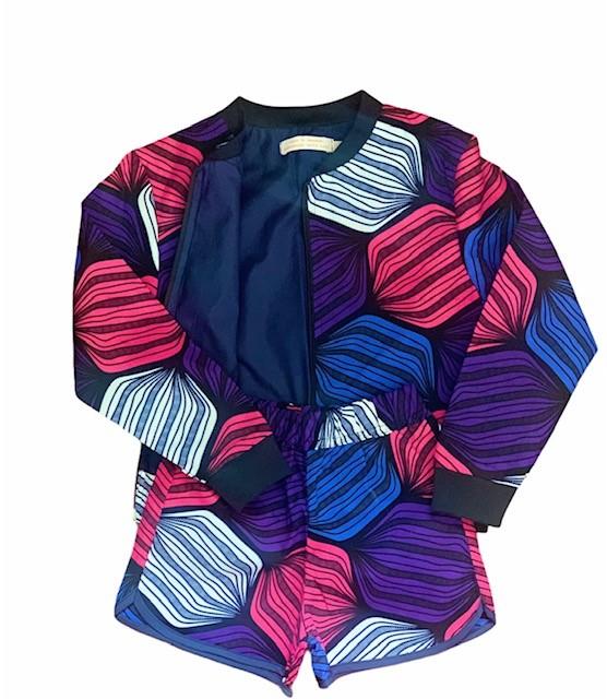 Bomber enfant - BLEU ET ROSE / 10 ans - Manteau