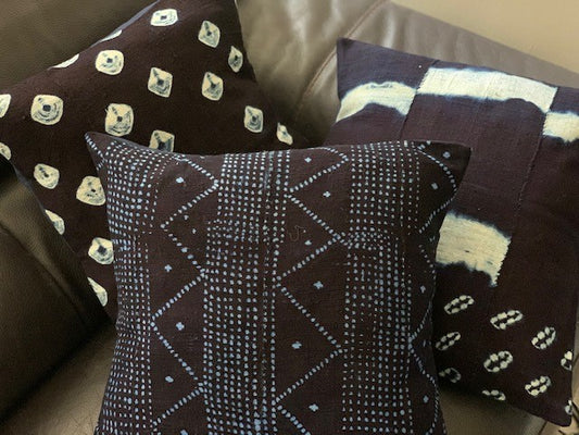 HOUSSE DE COUSSIN BOGOLAN INDIGO