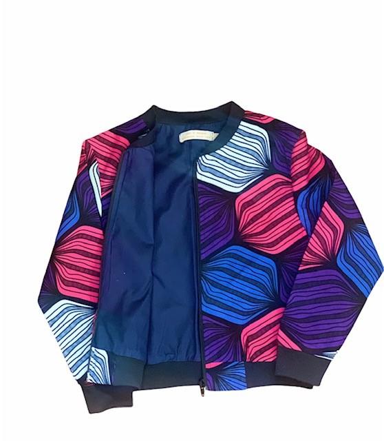 Bomber enfant - BLEU ET ROSE / 4 ans - Manteau